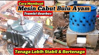 Mesin Cabut Bulu Ayam // Transmisi Gearbox Wpo 60