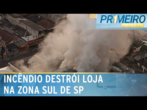 Video incendio-em-loja-deixa-prejuizo-de-pelo-menos-r-4-milhoes-primeiro-impacto-09-05-24