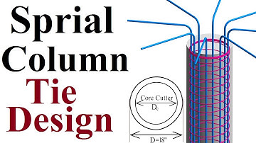Tie Design for Circular/Sprial Column #Mahbub_Ali