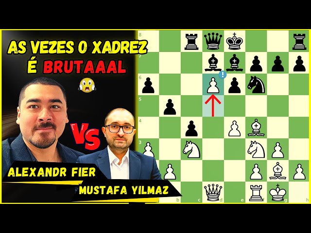 Aprenda com os campeões! Partida entre o GM Alexandr Fier vs MI