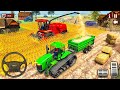 Village Farming Simulator 2022 - Wheat Harvester Farm Tractor Driving - Android Gameplay