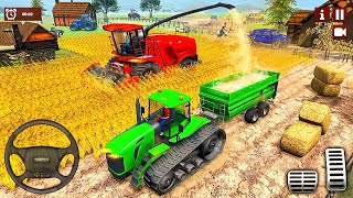 Village Farming Simulator 2022 - Wheat Harvester Farm Tractor Driving - Android Gameplay screenshot 4