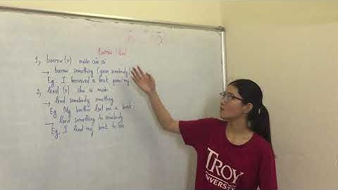 Borrow & Lend | Phân biệt một số từ dễ nhầm lẫn trong tiếng Anh #1 | Nguyễn Minh Thủy