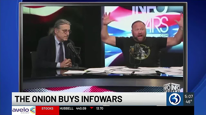 Satirical newspaper The Onion buys Alex Jones’ Infowars, giving exclusive advertising rights to g...