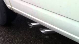 Vw t4 stainless Pptuning side exit exhaust