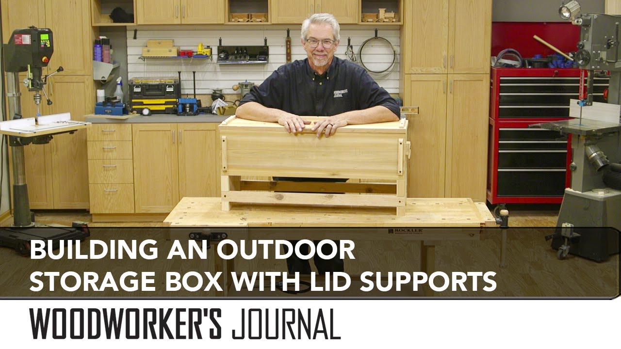 Easy DIY Outdoor Storage Box (using 3 Power Tools)