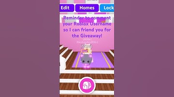 Comment your Username! #giveawaysoon #adoptme #adoptmepets #roblox #shorts