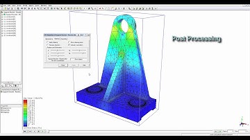 ZW3D FEA Introduction video 1