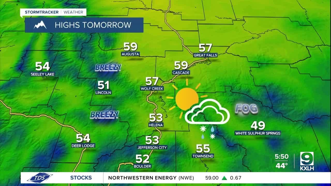 Decreasing clouds and warmer temperatures on Thursday - YouTube