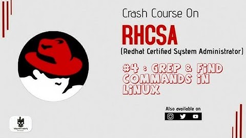 grep & find Commands in Linux | String & file search | RHCSA Certification Exam #4 | #techyrators