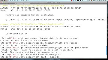 Git+SVN #5: Centralized Git-SVN mirror