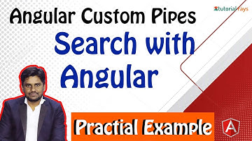Angular  12 / 13   Custom Pipe with Search | Angular 12 / 13 Tutorial for beginners
