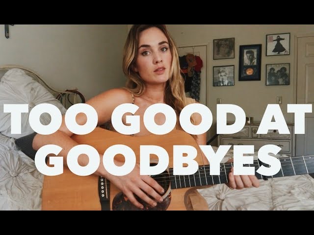 Sam Smith - "Too Good at Goodbyes" (Sophia Scott Cover)