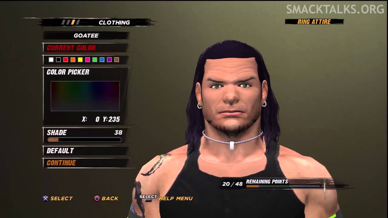 WWE '12 Jeff Hardy CAW Formula by RedRandom