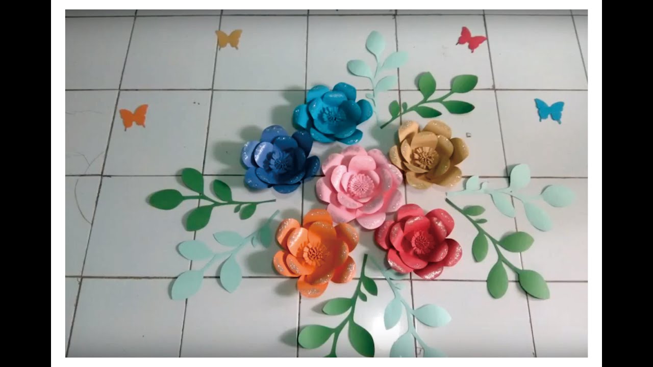 Tutorial Menyusun Dan Memasang Backdrop Paperflowers 3 4 Ii How To Arrange And Hang Paperflowers Youtube