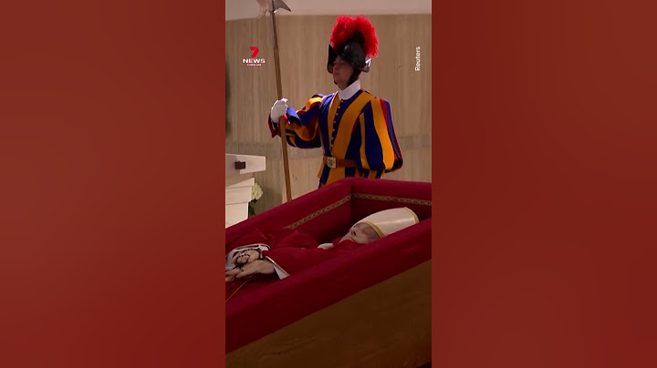 Pope Francis' body lies in rest at Vatican chapel
