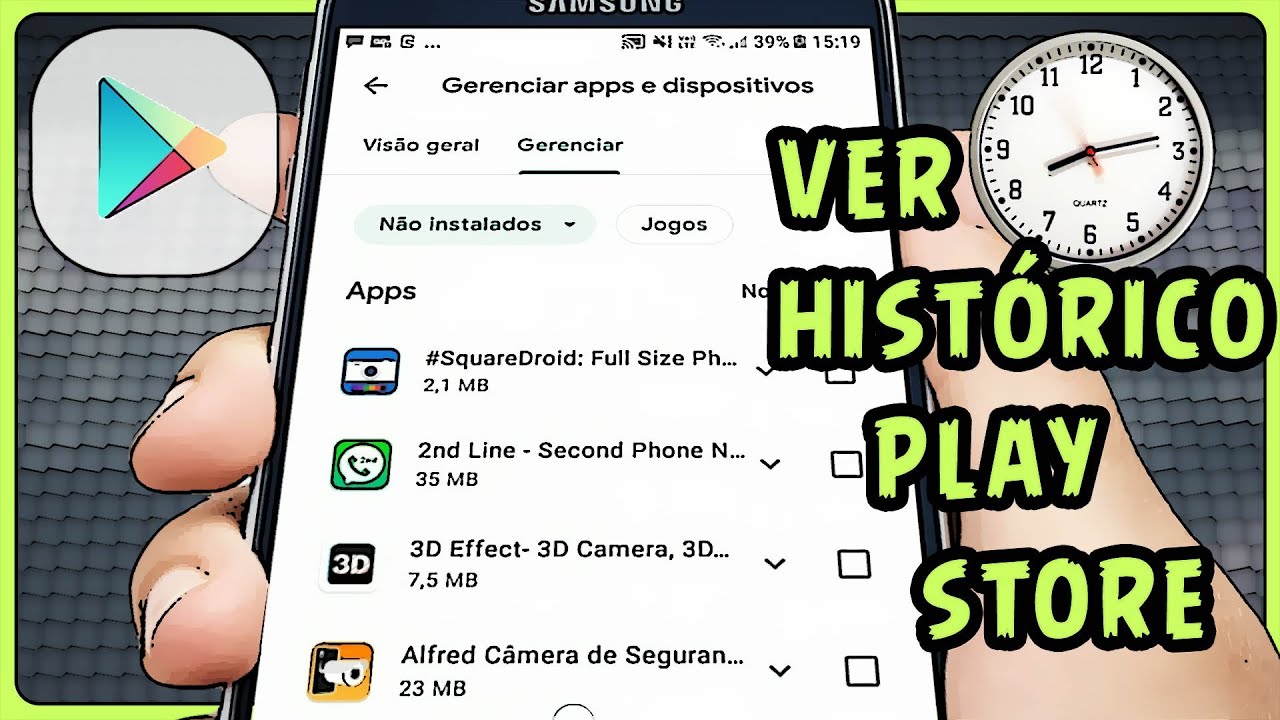 Como Ver Histórico de Apps Já Baixados na Play Store 