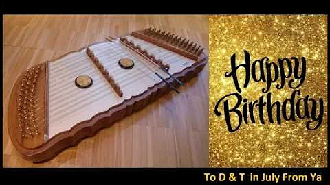 (ขิม) Happy Birthday Song - Thai Hammered Dulcimer