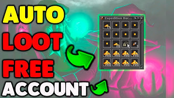 Como fazer AUTO LOOT sendo free account no TIBIA?