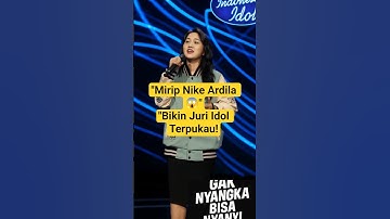 Wanita Mirip Nike Ardila Bikin Juri Indonesian Idol Terpukau 🎤 | Tribute to Nike Ardila #shortvideo