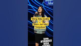 Wanita Mirip Nike Ardila Bikin Juri Indonesian Idol Terpukau π€ | Tribute to Nike Ardila #shortvideo