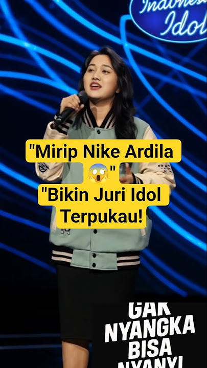 Wanita Mirip Nike Ardila Bikin Juri Indonesian Idol Terpukau 🎤 | Tribute to Nike Ardila #shortvideo
