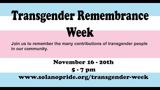 SPC Transgender Week of Remembrance - The Asterisk Group Panel Discussion