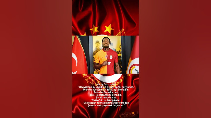 Batshuayi: “Türkiye'nin en büyüğü olan Galatasaray'da gollerimi atıp Şampiyonluk yaşamak istiyorum.”
