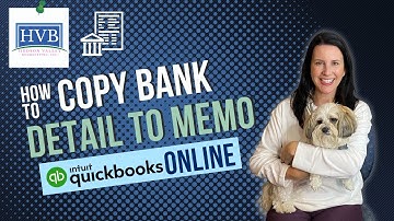 How to Copy Bank Detail to Memo in QuickBooks Online