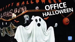 DIY OFFICE HALLOWEEN DECOR  2017 🎃