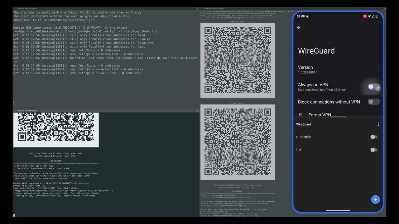 Pihole VPN Mobile Client Setup YouTube