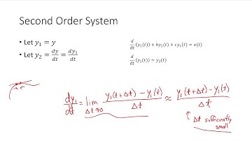 Lecture Part 1: Discretizing Second Order Equations