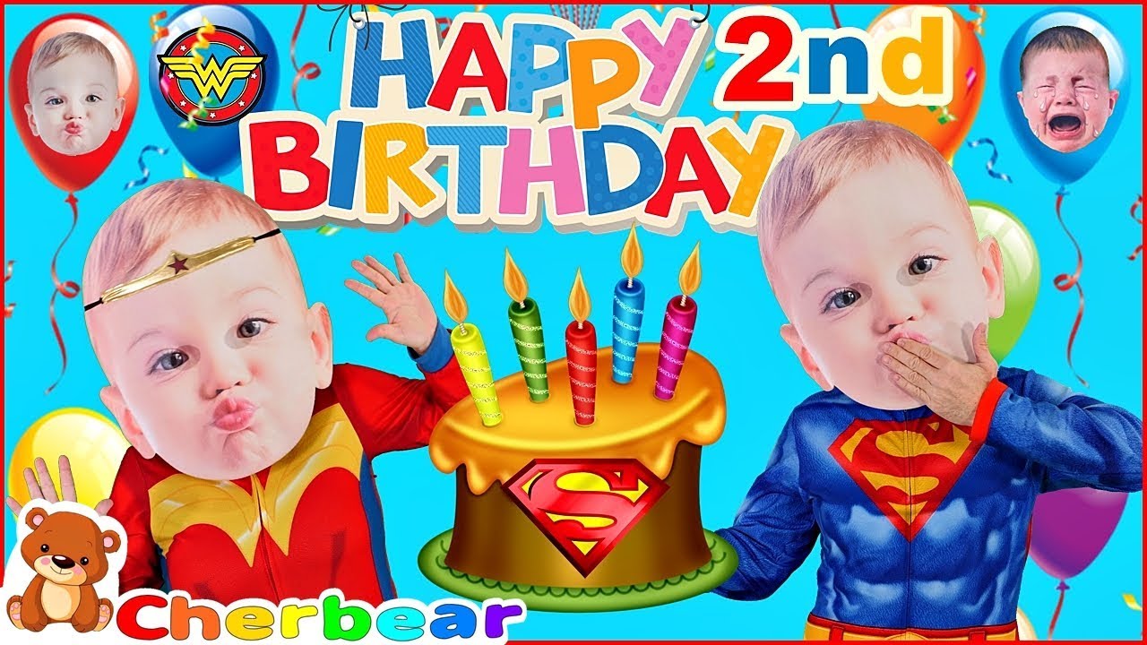 Happy 2nd Birthday Superhero Babies! FIRST Baby Superheroes Video recorded and released on YouTube!