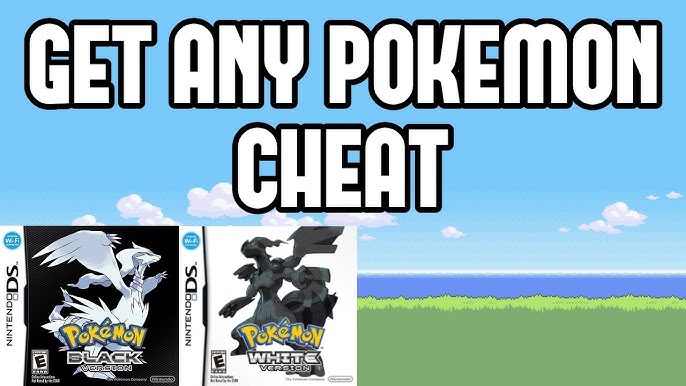 Pokemon Black 2 Cheats - Action Replay Codes For Nintendo DS