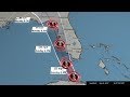 Irma slowly turns to florida key west feels hurricaneforce winds