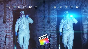 How To Make A Fake ANAMORPHIC LENS FLARE | Final Cut Pro X Tutorial
