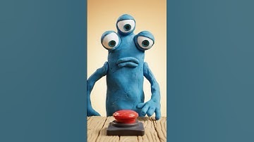 Clay Monster Presses Button… Big #shorts