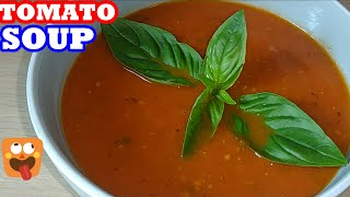 HOW TO MAKE TOMATO SOUP|ROASTED TOMATO SOUP|BASIL TOMATO SOUP|TOMATO SOUP|NIGERIAN FOOD|AFRICAN FOOD