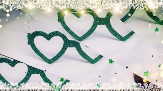 Dil Dil Glasses Handmade with two Things only for 14 August DIY🤩 screenshot 2