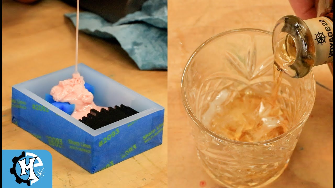 MAKING CUSTOM ICE CUBES  USING SILICONE FOR THE FIRST TIME 