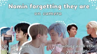 When Nomin forgets they are on camera