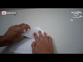 cara membuat pesawat Kertas. paper plane
