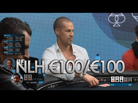 TOP Pots Cash Game DAY2 €100/€100 Antonius, Mizrachi, Cates, Adams