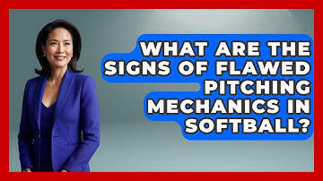 What Are the Signs of Flawed Pitching Mechanics in Softball? | Softball Basics and Beyond News