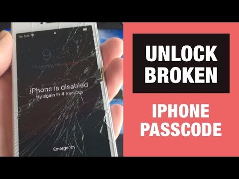 How to Unlock Broken Touch Screen iPhone Passcode?