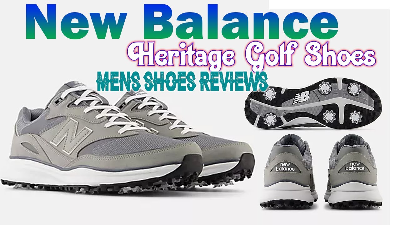 New Balance Heritage MG100WT Sneaker Men\'s 12D White Lace-Up Golf Shoes FL4371 23NWBMHRTGGRYBLKXAPA_Grey_is main image 2