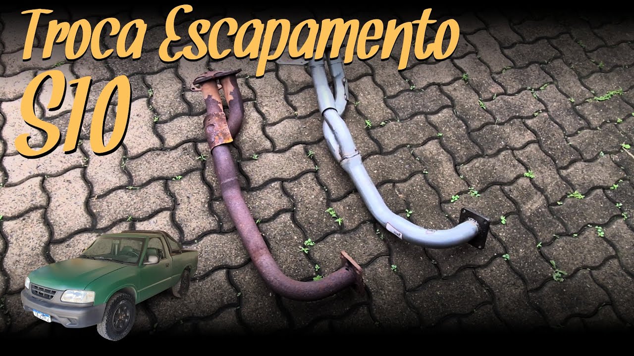 Troca Tubo do 2x1 do Coletor Escape - S10 2.2 EFI 1996