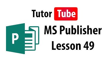 MS Publisher Tutorial - Lesson 49 - Hyperlinks