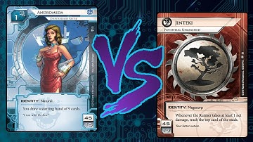 Android: Netrunner - Crash Test #81 Andromeda Medium VS Jinteki PU Mashed Potatoes