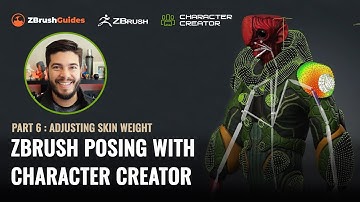 ZBrush Posing with Character Creator - Part 6: Adjusting Skin Weight | Character Creator & ZBrush